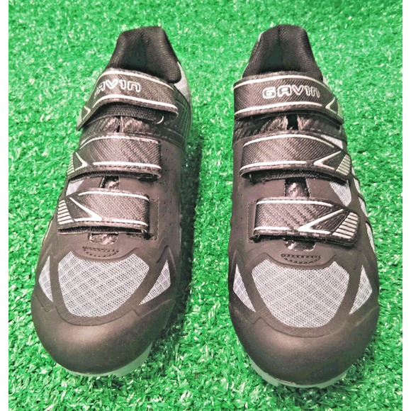 Gavin Indoor Cycling Shoes Women's Black Gray Road Bike Mesh Flexible Straps - Picture 4 of 6